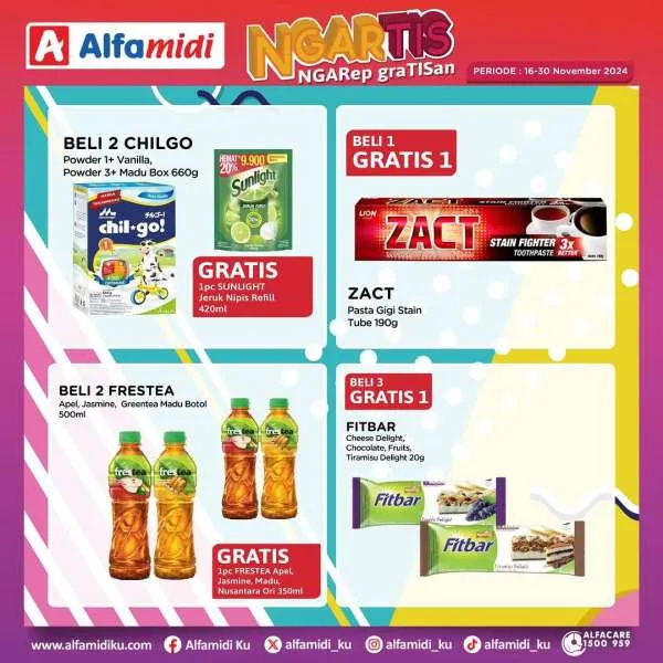 Promo Alfamidi Ngartis (Ngarep Gratisan) Periode 16-30 November 2024