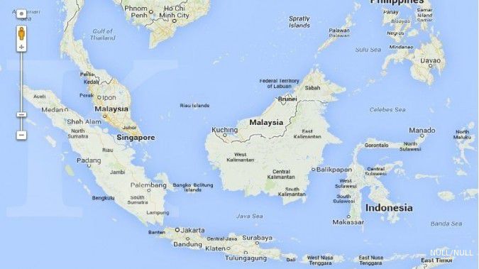 500 km wilayah pulau Jawa sudah diguyur abu Kelud