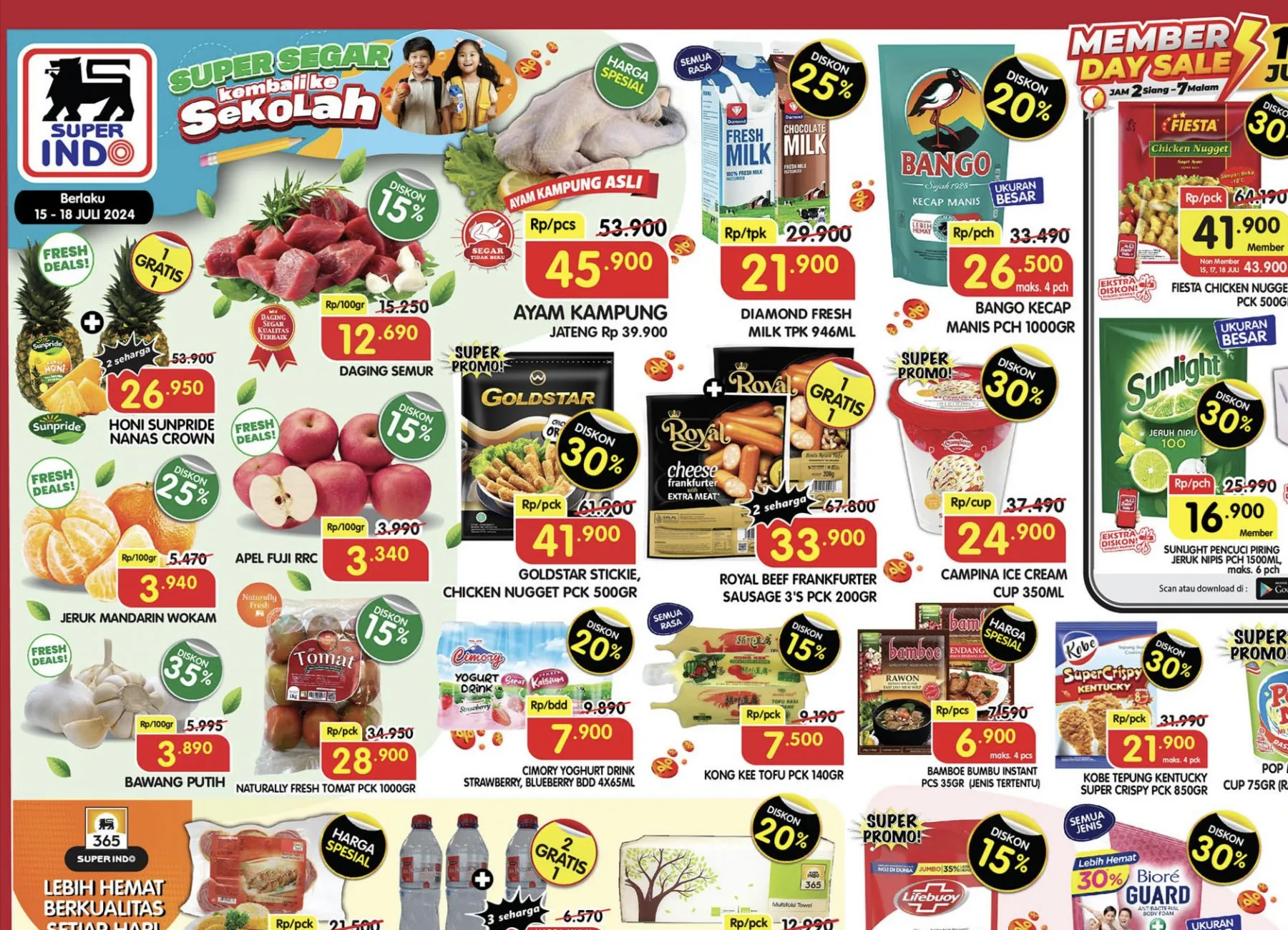 Promo Superindo Weekday Periode 15-18 Juli 2024