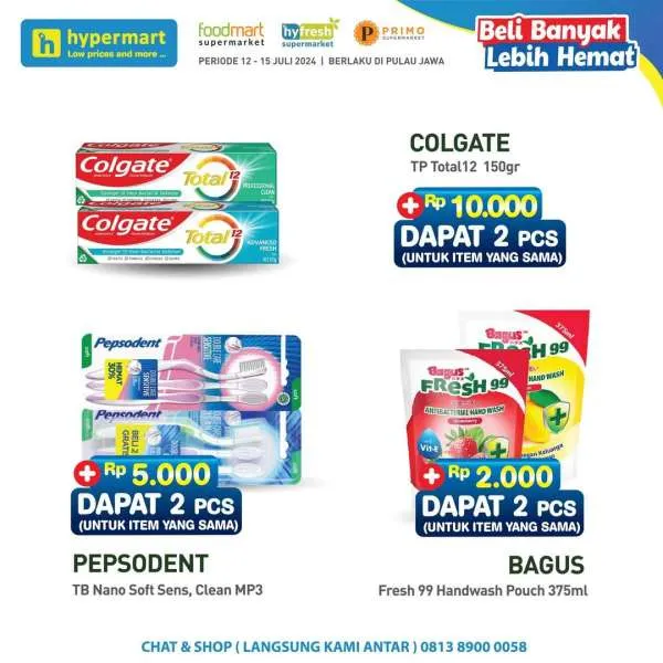 Promo Hypermart Beli Banyak Lebih Hemat Periode 12-15 Juli 2024