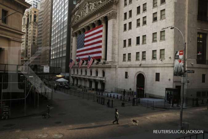 Pasar masih panik, Wall Street dibuka turun tipis 