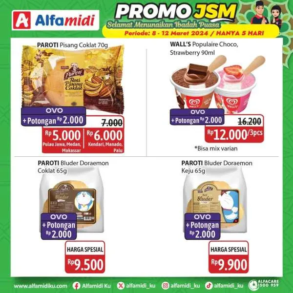 Promo JSM Alfamidi Hanya 5 Hari Periode 8-12 Maret 2024