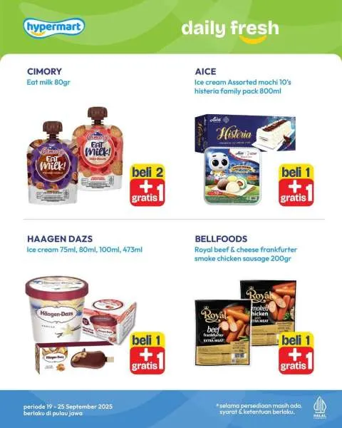 Promo JSM Hypermart Hyper Diskon Weekend Periode 19-22 September 2025