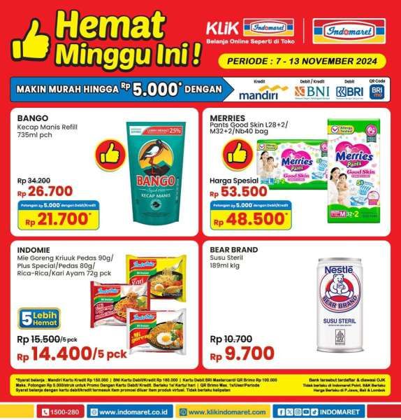 Promo Indomaret 7-13 November 2024 Hemat Minggu Ini