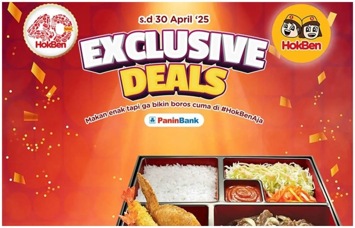 Promo Hokben Exclusive Deals dengan Bank hingga 30 April, Ada Diskon 100%
