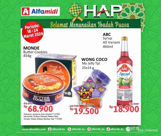 Promo Alfamidi Hemat Satu Pekan Periode 18-24 Maret 2024