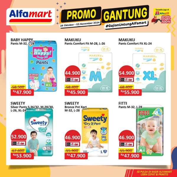 Promo Alfamart Gantung 28 Oktober-3 November 2024