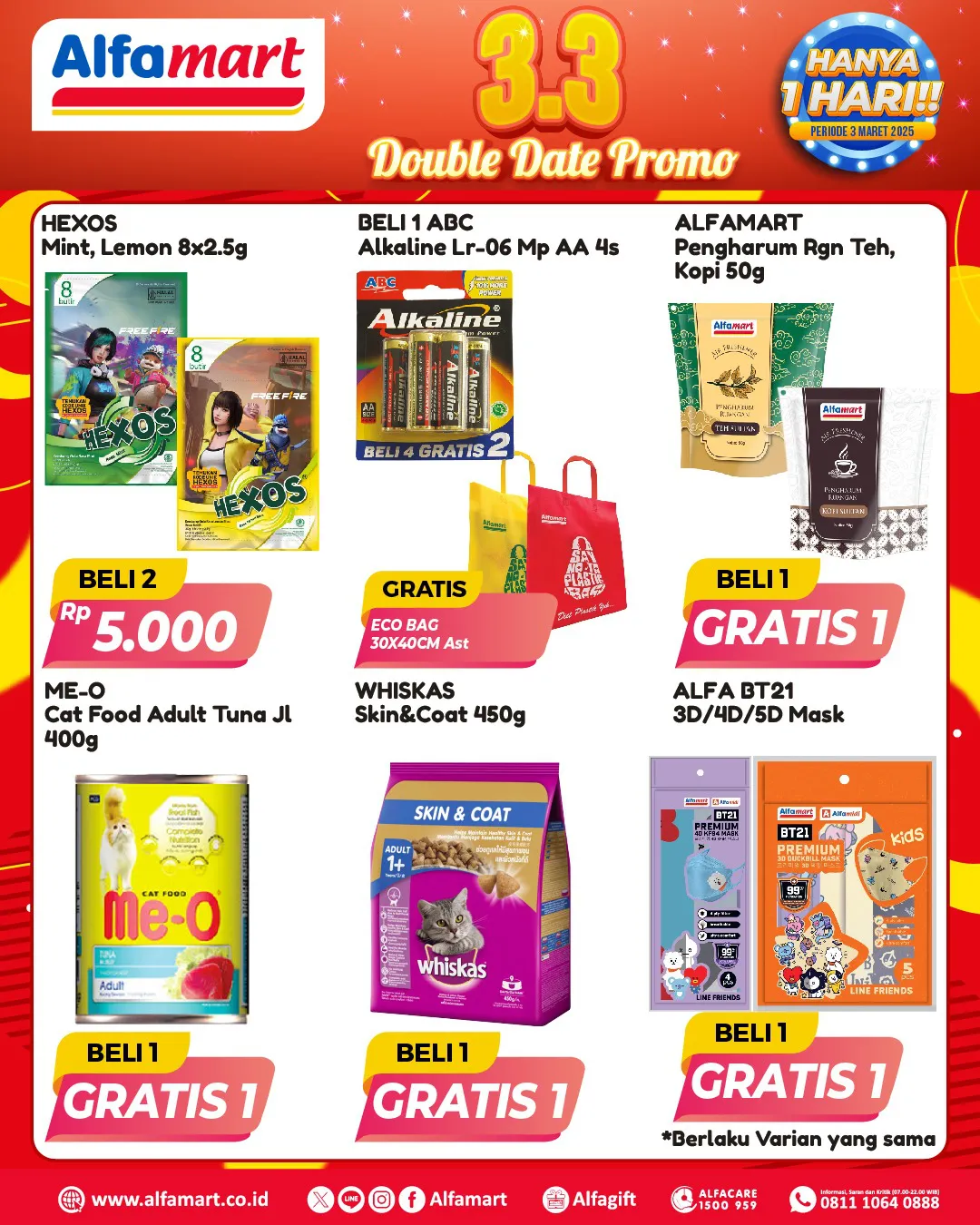 Promo 3.3 Alfamart Periode 3 Maret 2025
