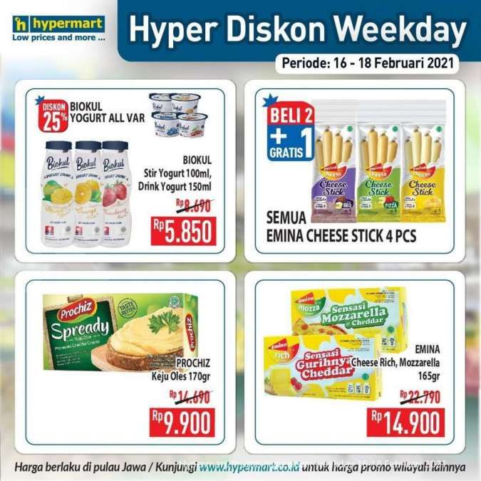 Promo Hypermart weekday 16-18 Februari 2021 
