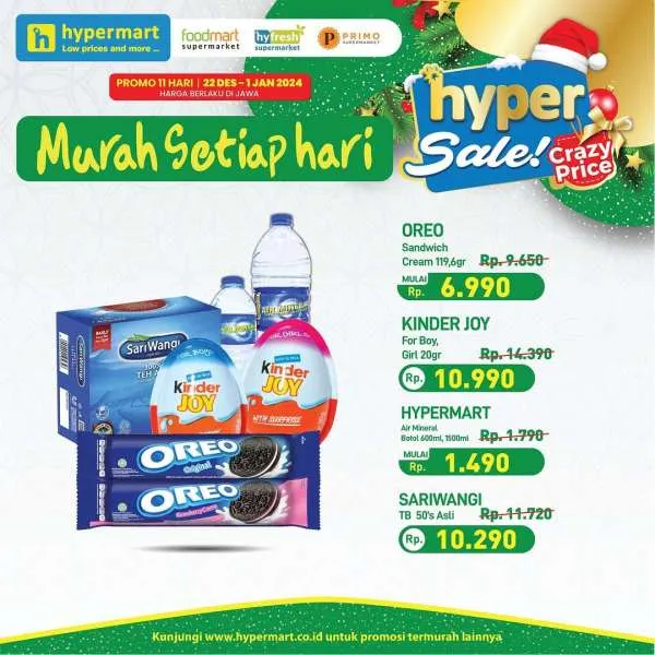 Promo JSM Hypermart Hyper Diskon Weekend Periode 22-25 Desember 2023