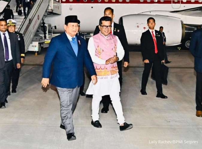 Presiden Prabowo Tiba di India, Dijadwalkan Bertemu PM Narendra Modi