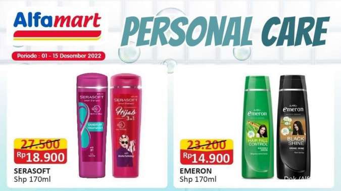 Promo Alfamart Edisi Produk Personal Care, Harga Menarik sampai 15 Desember 2022
