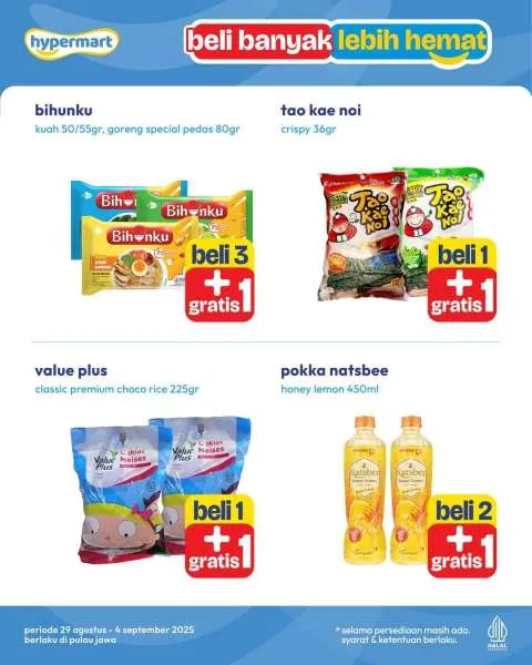 Promo Hypermart Beli Banyak Lebih Hemat Periode 29 Agustus-4 September 2025
