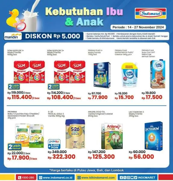 Promo Indomaret Super Hemat Periode 14-27 November 2024