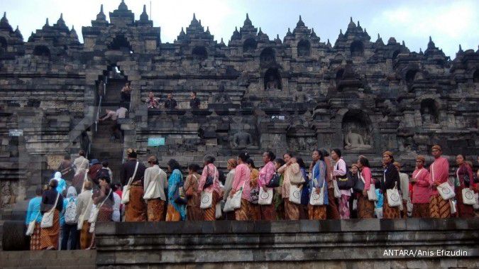 Candi Borobudur, obyek wisata terpopuler Indonesia