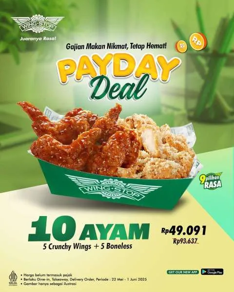 Promo Wingstop Payday Deal