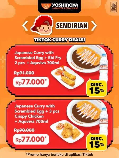 Promo Yoshinoya TikTok Sendirian 1