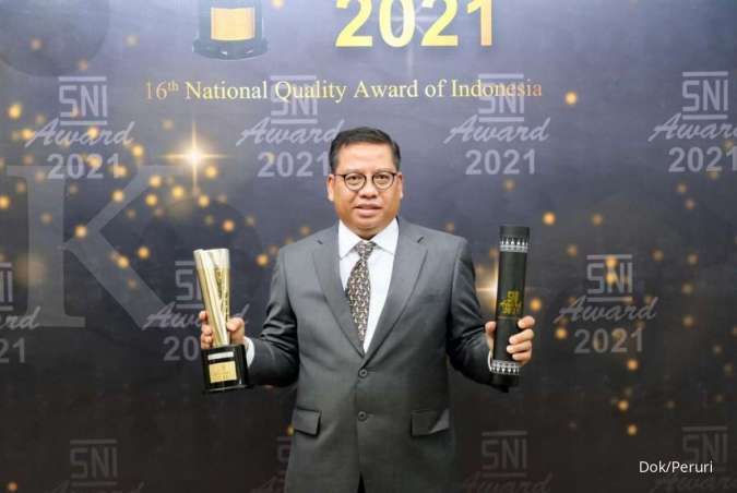 Perum Peruri sabet penghargaan peringkat perak pada SNI Award 2021