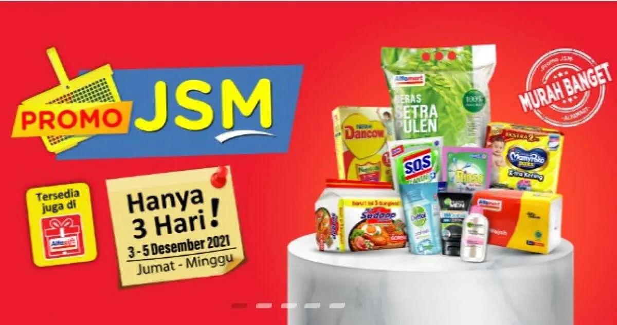 Promo JSM Alfamart terbaru mulai 3-5 Desember 2021 untuk produk kebutuhan harian
