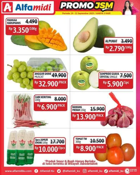 Promo JSM Alfamidi Periode 19-21 September 2025