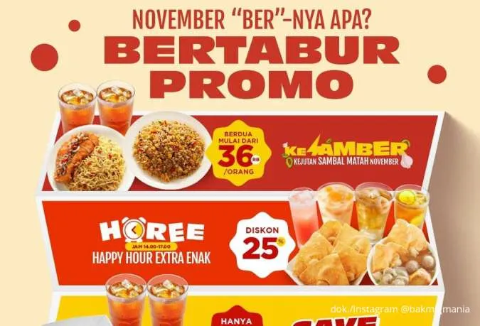 Bakmi GM Bertabur Promo Spesial Selama November 2025, Ini Daftarnya