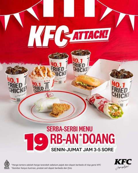 Promo KFC Attack Hari Ini di Bulan Agustus 2023