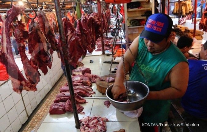 Pedagang: Harga daging tidak mungkin turun 