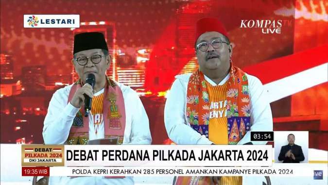 Survei LSI: Elektabilitas Pramono-Rano Lebih Unggul dari RK-Suswono di Oktober 2024