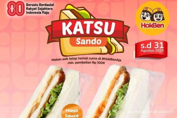 Promo HokBen Tebus Murah Agustus 2025, 11 Menu Mulai Rp 5.000-Rp 15.000 Saja