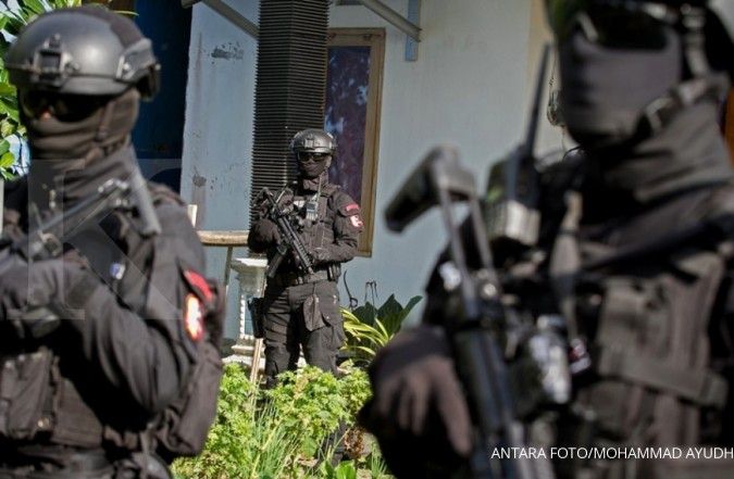 Densus 88 sergap empat terduga teroris di Malang, Pasuruan, dan Surabaya