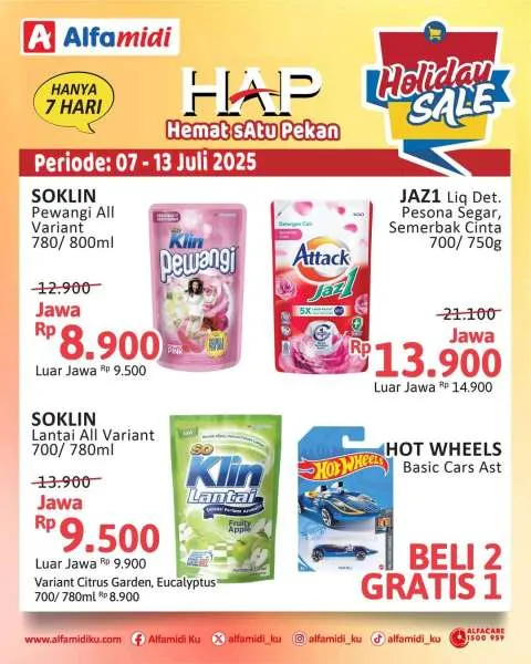 Promo Alfamidi Hemat Satu Pekan Periode 7-13 Juli 2025