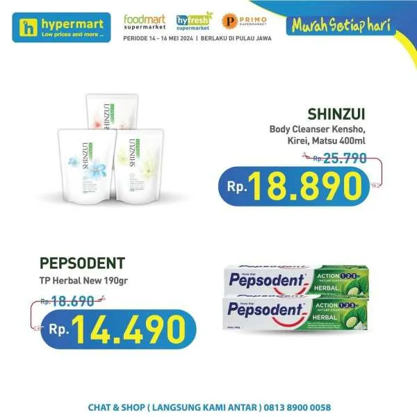 Promo Hypermart Hyper Diskon Weekday Periode 14-16 Mei 2024