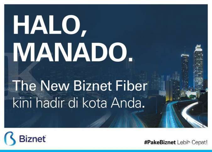 Membuka 2020, Jaringan Biznet Hadir di Kota Manado