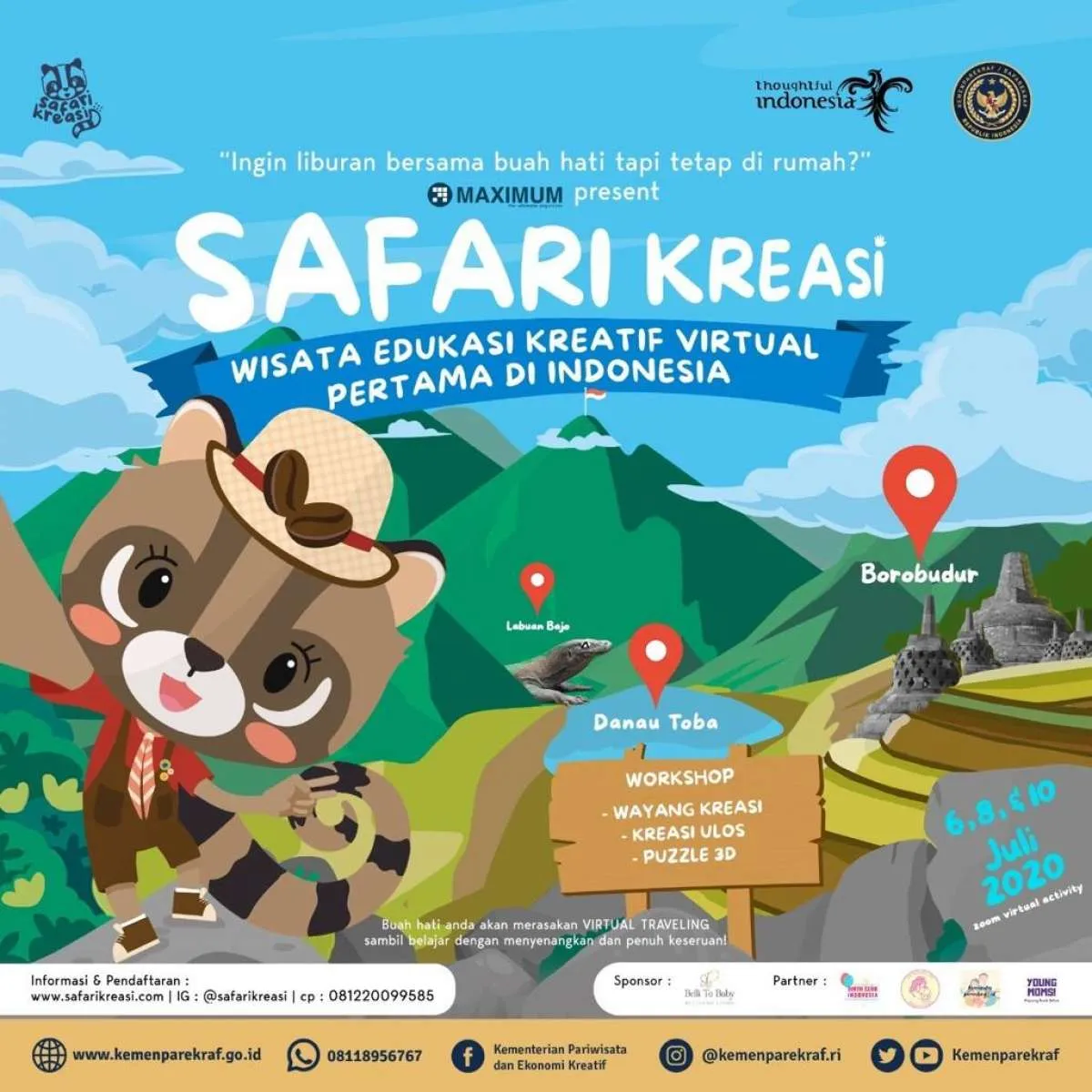 Pemerintah dukung pagelaran wisata edukasi virtual anak