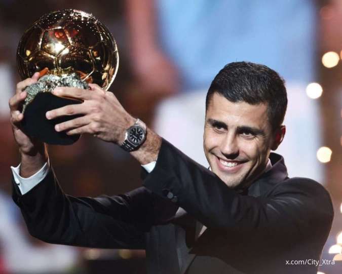 Rodri Resmi Jadi Peraih Ballon dOr 2024, Intip Catatan Prestasinya