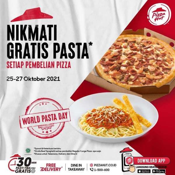 Promo Pizza Hut terbaru 25-27 Oktober 2021