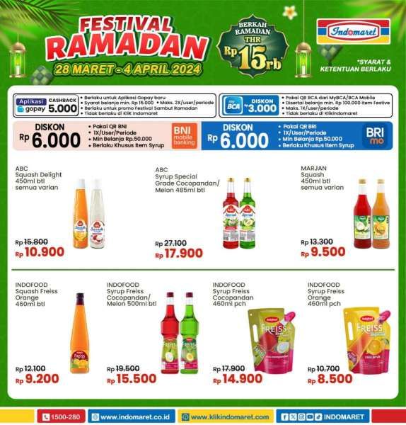 Promo Indomaret Festival Ramadan Sampai 4 April 2024