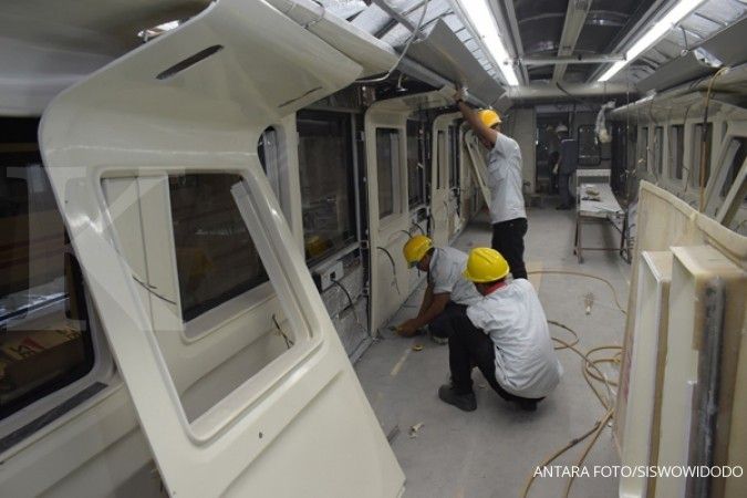 INKA mengejar produksi kereta api pesenan KAI