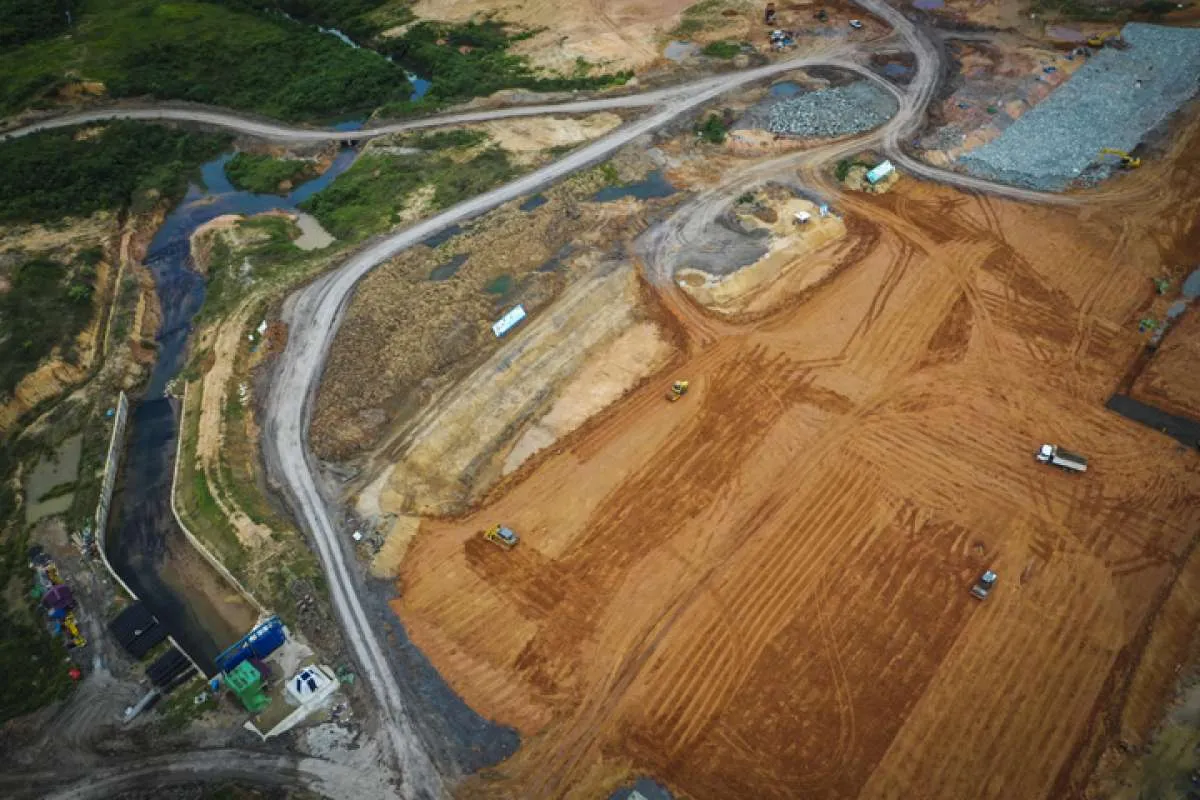 Bendungan Sepaku Semoi di IKN Akan Rampung Juni 2023