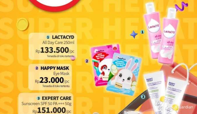 Promo Guardian Super Hemat 6-19 Februari 2025, Tambah Rp 1.000 Dapat 2 Eye Mask