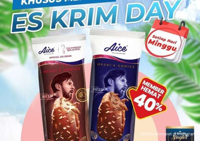 Promo Es Krim Weekend 13 Juli 2025 di Indomaret, Diskon 40% Hanya Hari Ini