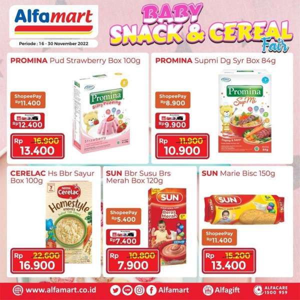 Promo Alfamart Terbaru, Belanja Diapers dan Makanan Bayi Diskon hingga 31%