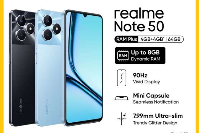 Realme Note 50: Daftar Harga Baru April 2024 & Spesifiikasi Lengkapnya