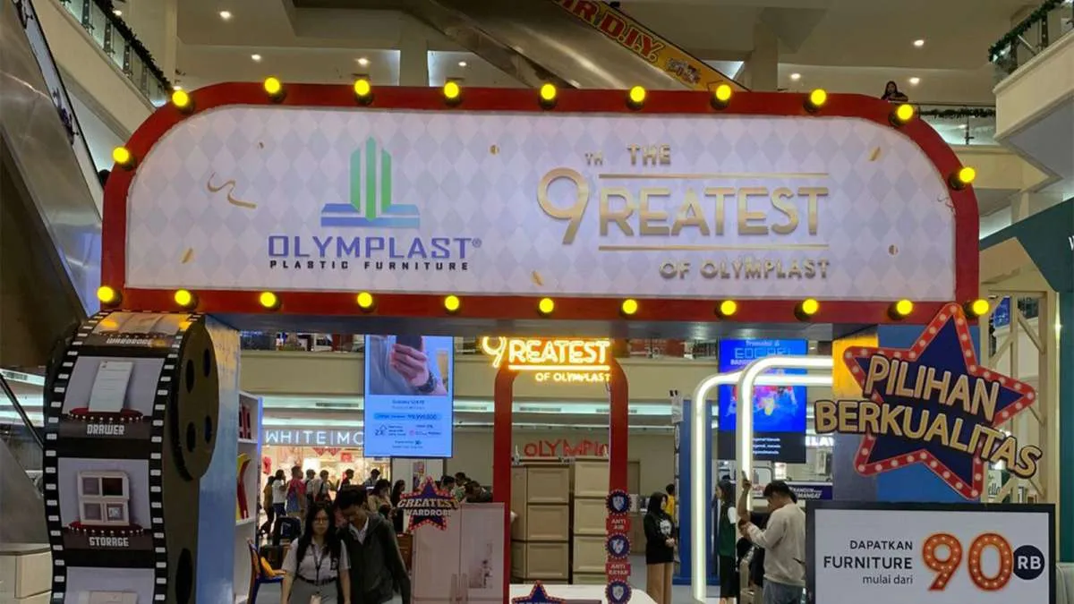 9 Tahun Olymplast, Pameran Serentak di 37 Kota Hadirkan Furnitur Plastik 