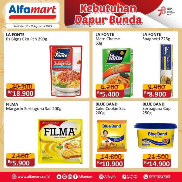 Harga Promo Alfamart Terbaru 16-31 Agustus 2023, Promo Kebutuhan Dapur