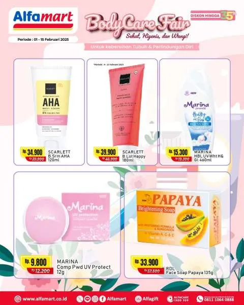 Promo Alfamart Body Care Fair Periode 1-15 Februari 2025