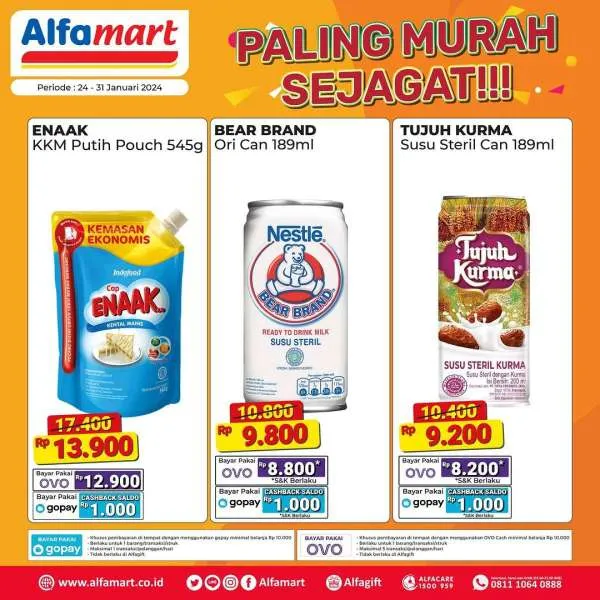 Promo Alfamart Paling Murah Sejagat Periode 24-31 Januari 2024