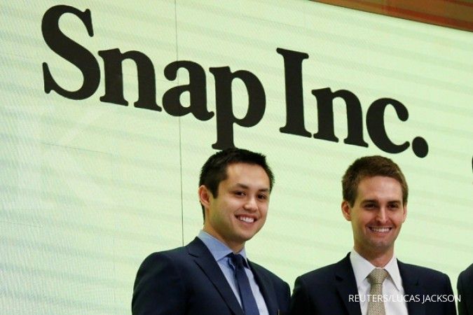 Harga saham Snapchat melorot di bawah harga IPO