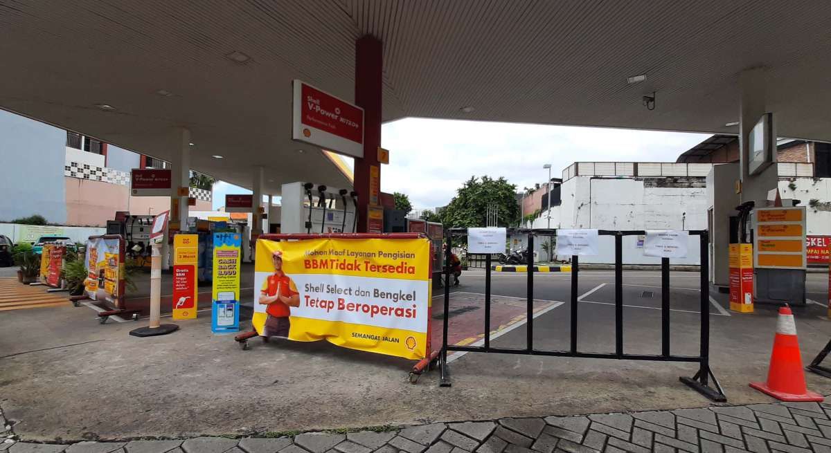 BBM Nonsubsidi Langka, SPBU Swasta Terpaksa Puasa