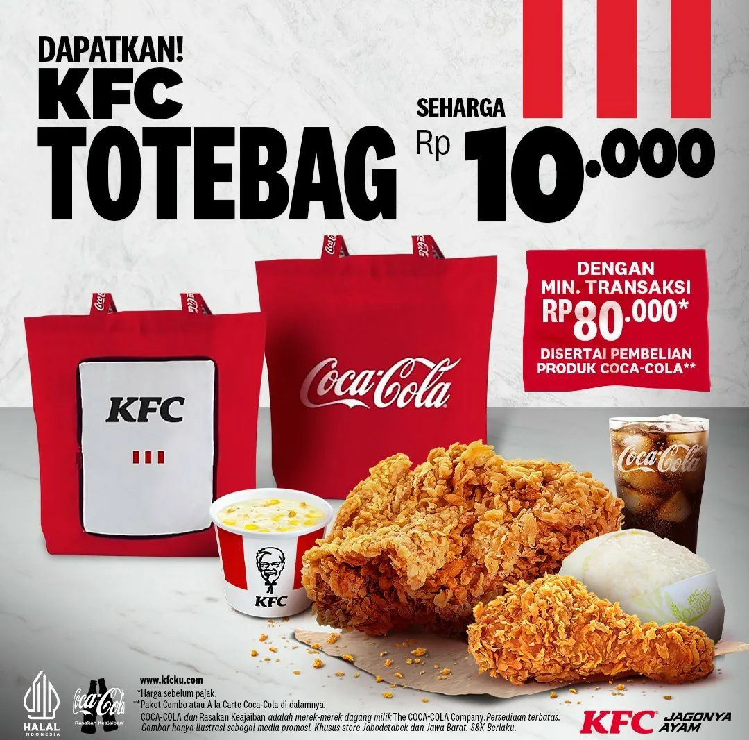 Promo KFC tote bag